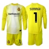 Inter Milan Yann Sommer #1 Keeper Bortedraktsett Barn 2025-26 Langermet (+ Korte bukser)